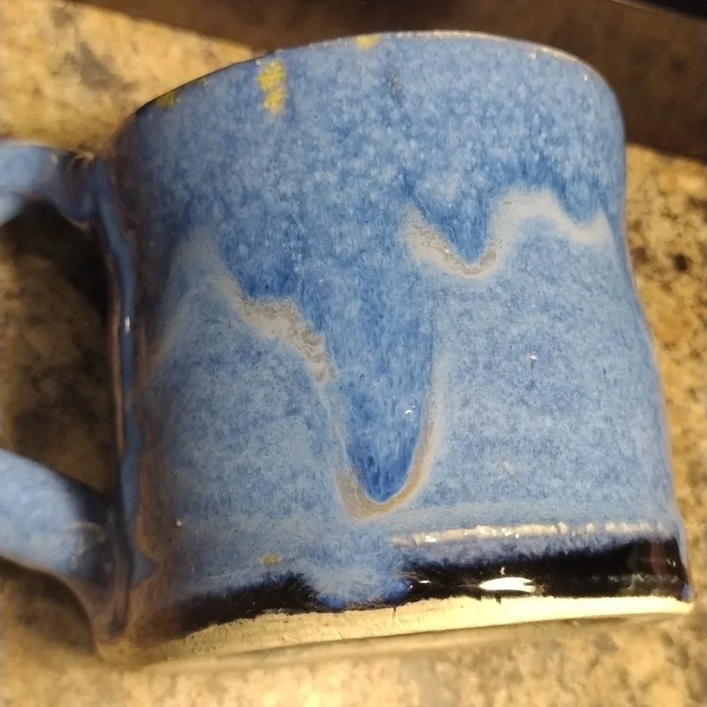 Blue Hand Built Mug/Cup